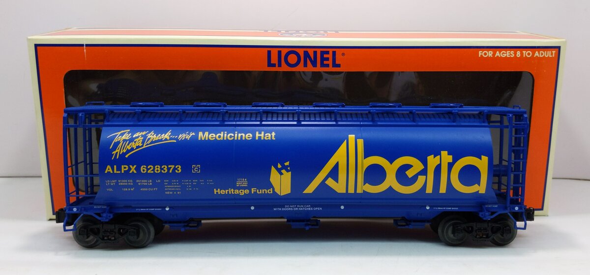 Lionel 6-17154 O Gauge Alberta Cylindrical Hopper #628373 MT/Box