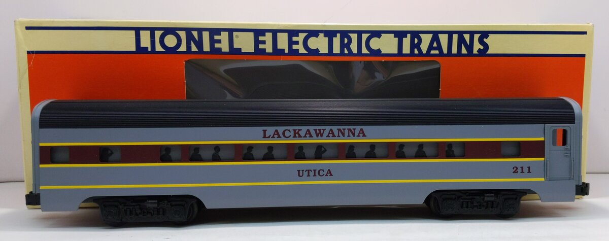 Lionel 6-19136 O Gauge Lackawanna "Utica" Illuminated Passenger Car MT/Box