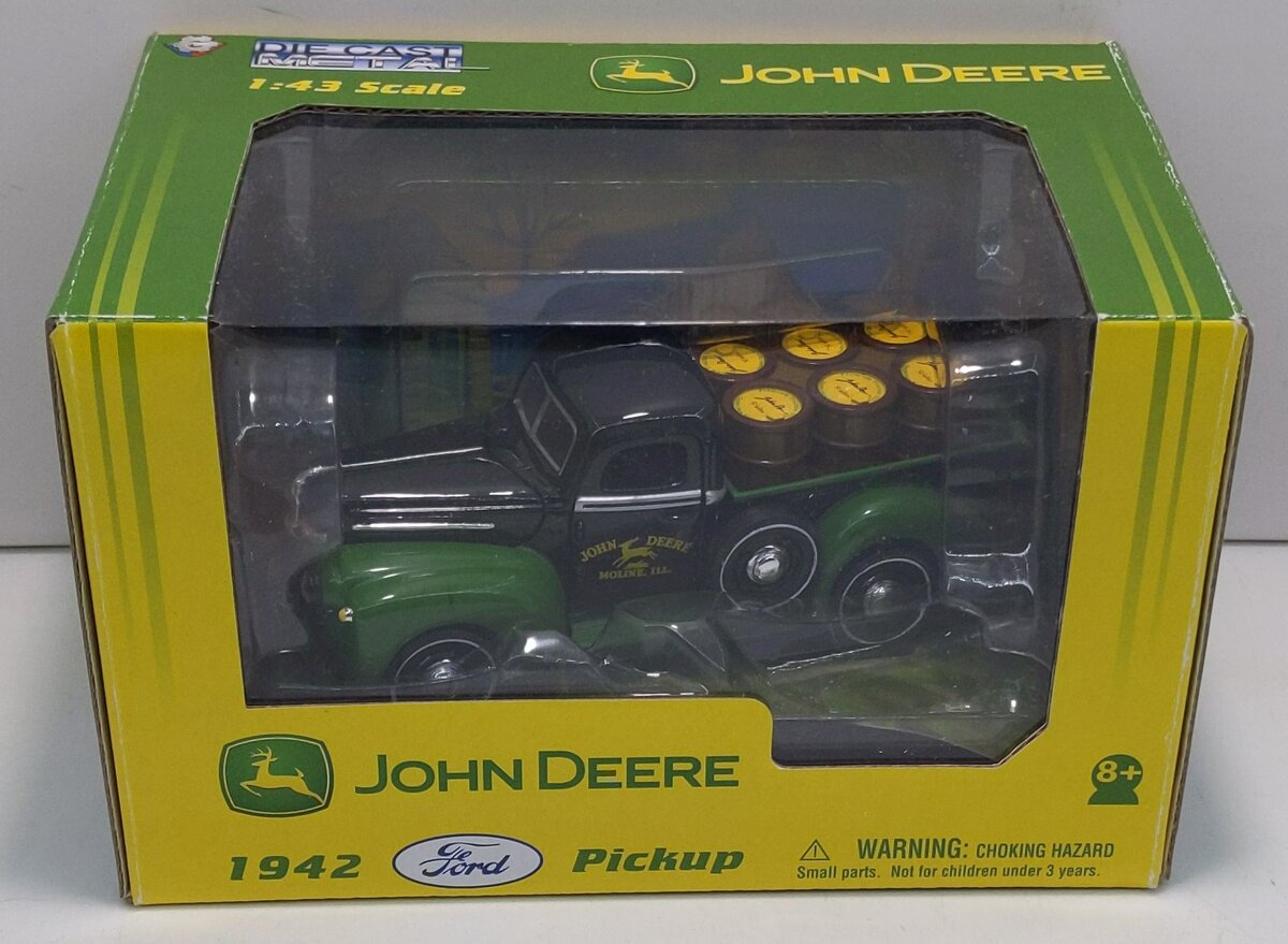 Gearbox 56953 1:43 Die-Cast Metal John Deere 1942 Ford Pickup Die Cast Metal