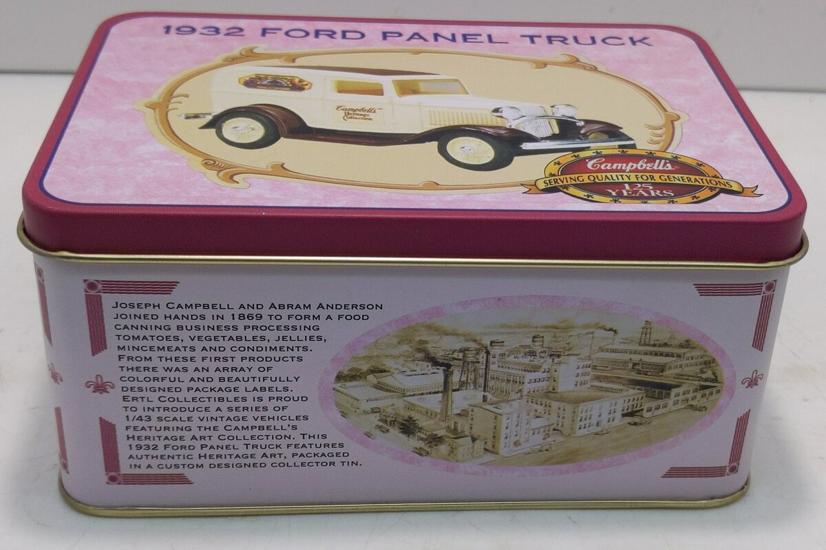 Ertl B625 1:43 Campbell's Soup Truck with Tin
