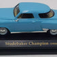 Yat Ming 94249-D 1:43 Scale Die-Cast Metal 1950 Studebaker Champion - Aqua Blue LN/Box