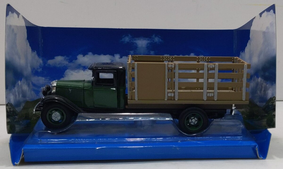 The Phoenix Mint 18380 1:43 Scale Die-Cast 1934 Ford BB-157 Stake Truck - Green LN/Box