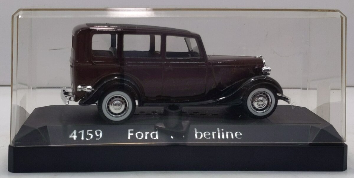 Solido 4159 1:43 Scale Die-Cast Metal Ford V8 Berline - Maroon EX/Box