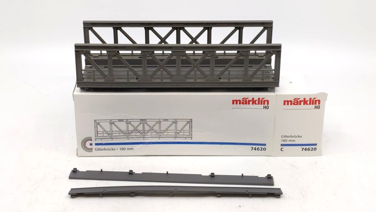 Marklin 74620 HO 7-3/32" Truss Bridge for C Track EX/Box