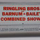 K-Line 6-22574 O Gauge Ringling Bros Flat Car #39 w/ Trailer #4 VG