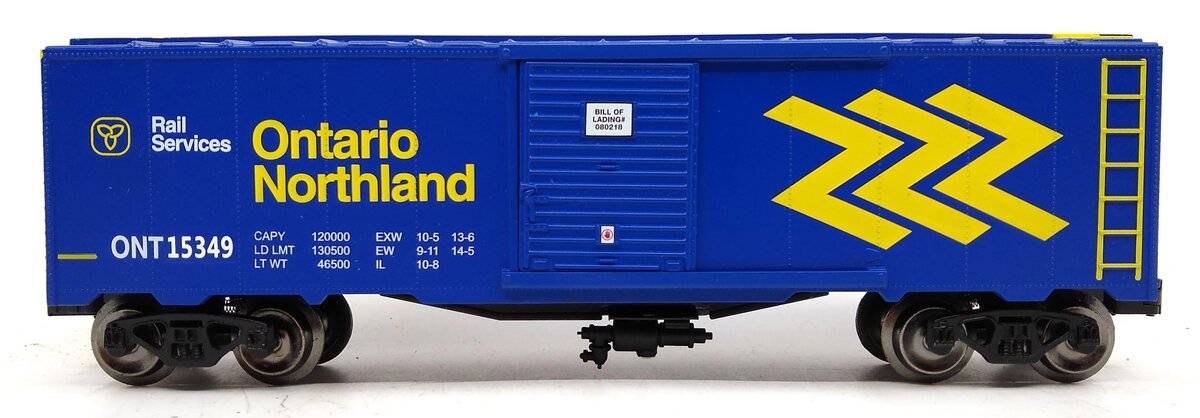 Menards 279-7100 O Gauge Ontario Northland Box Car #15349 LN