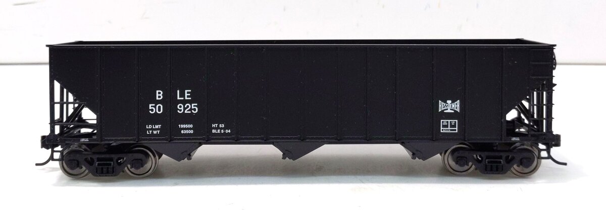 Bowser 42363 HO Bessemer & Lake Erie 100-Ton 3-Bay Hopper #50925