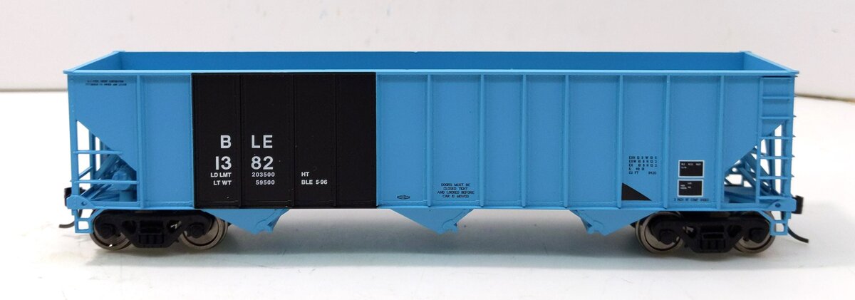 Bowser 42129 HO Bessemer and Lake Erie 100-Ton Hopper in Rock Blue #1382