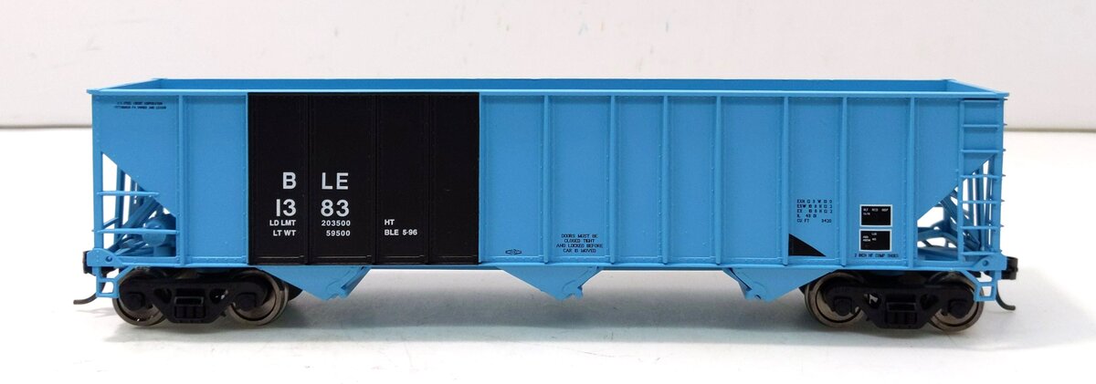 Bowser 42130 HO Bessemer & Lake Erie 100-Ton Rock Blue Hopper #1383