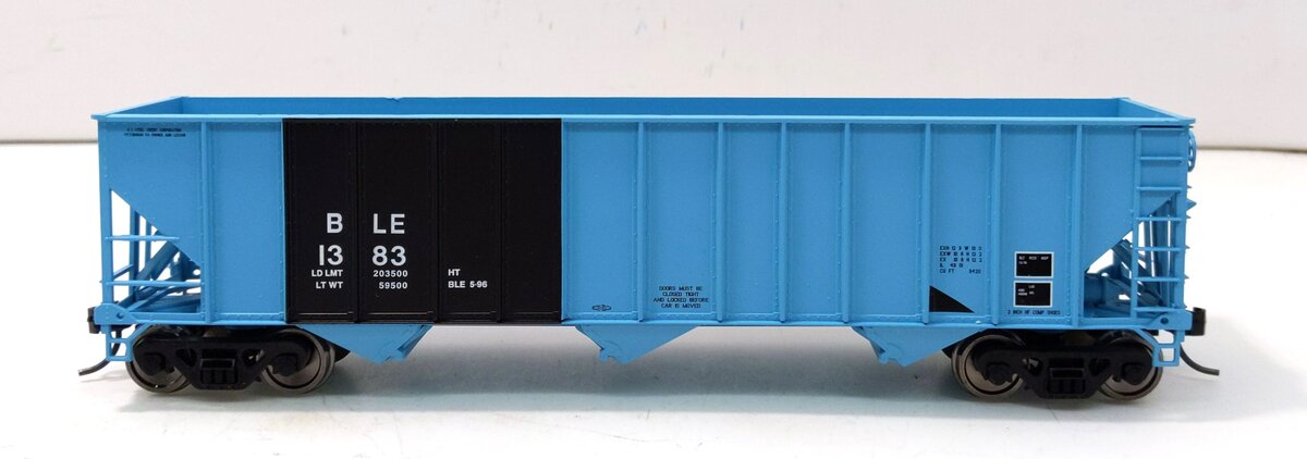 Bowser 42130 HO Bessemer & Lake Erie 100-Ton Rock Blue Hopper #1383