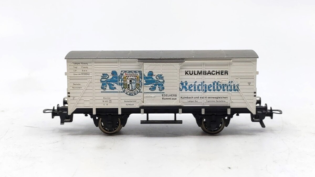 Fleischmann 5046 HO Kulmbacher Reichelbrau Beer Wagon LN