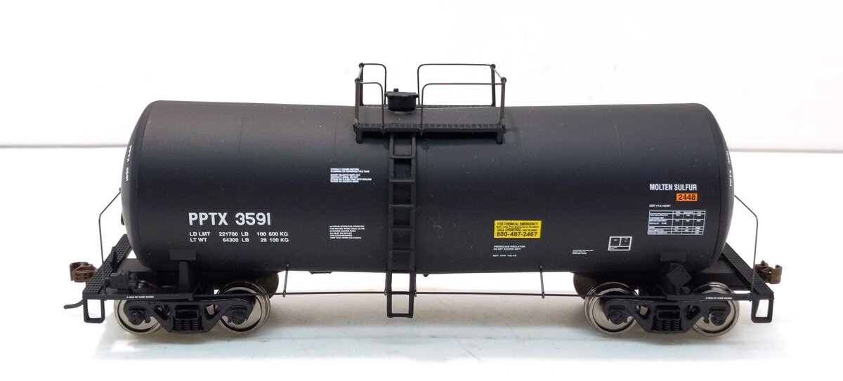Walthers 932-7236 HO PPTX UTLX 16K Gallon Funnel Flow Tank Car #3591 LN