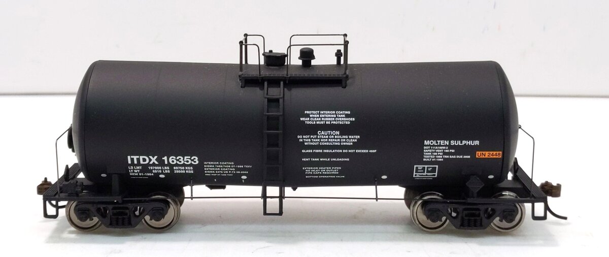 Walthers 932-7235 HO UTLX 16000 Gal Funnel Flow Tank Car #16353 LN