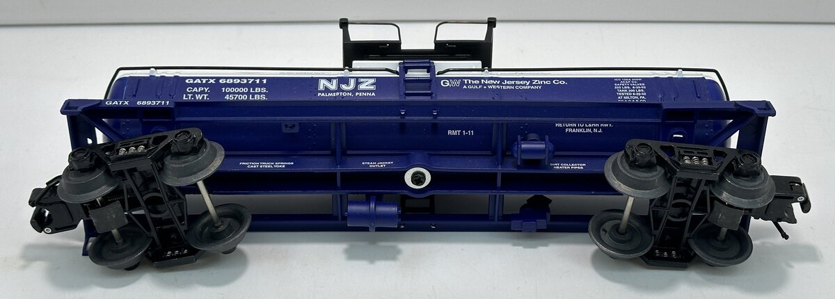 RMT 96899-37B O Gauge NJ Zinc Tank Car #6893711