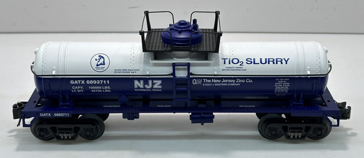RMT 96899-37B O Gauge NJ Zinc Tank Car #6893711