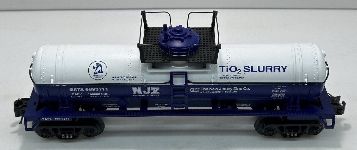 RMT 96899-37B O Gauge NJ Zinc Tank Car #6893711