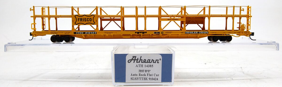 Athearn 14385 N Frisco F89-F Bi-Level Auto Rack #910424