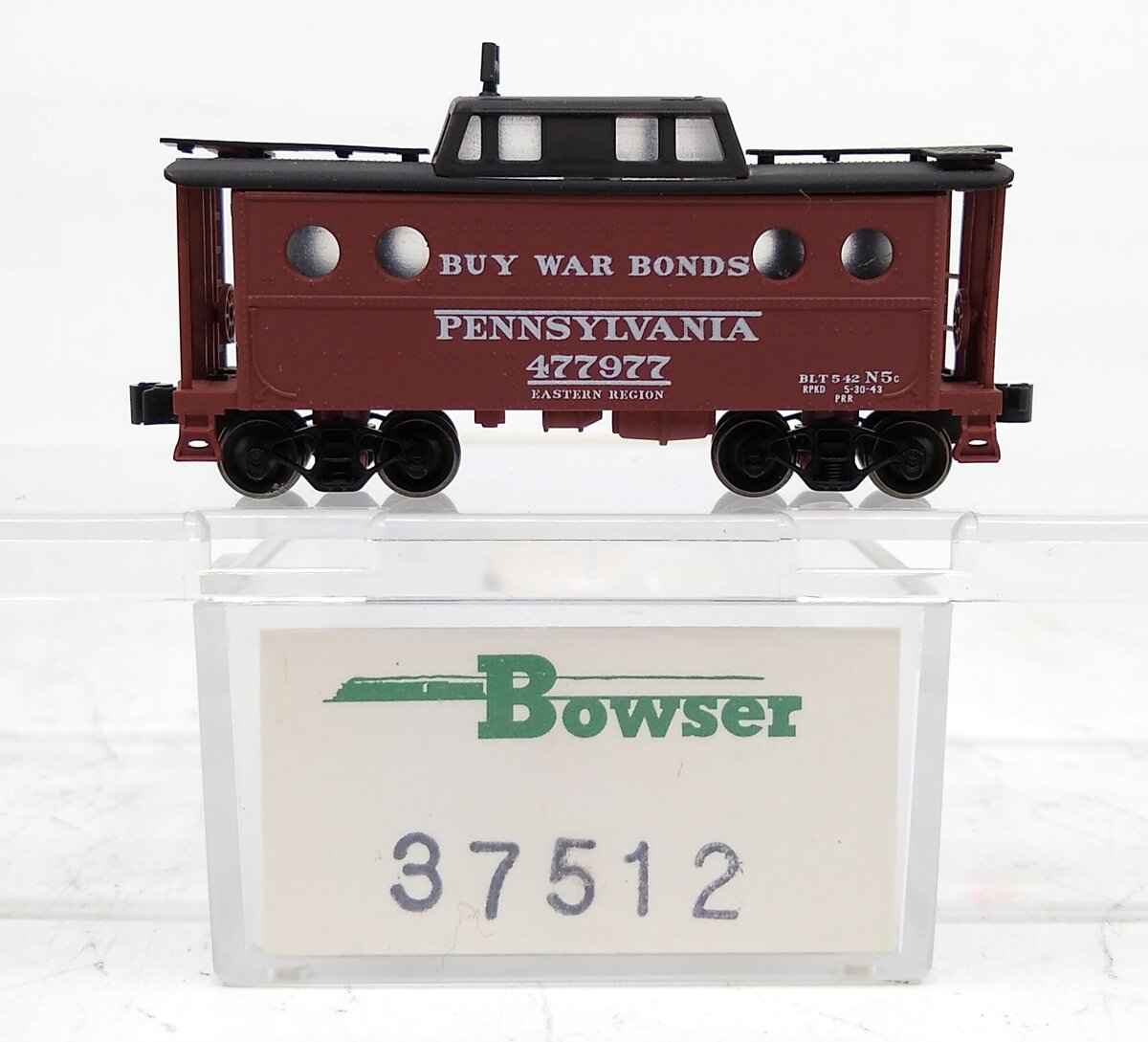 Bowser 37512 N Pennsylvania Caboose #477977 LN/Box