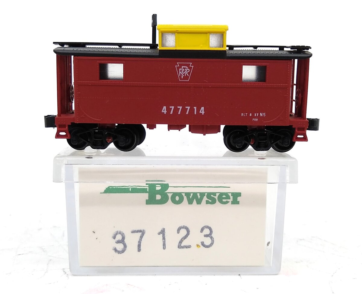Bowser 37123 N Scale PRR Caboose #477714 LN/Box