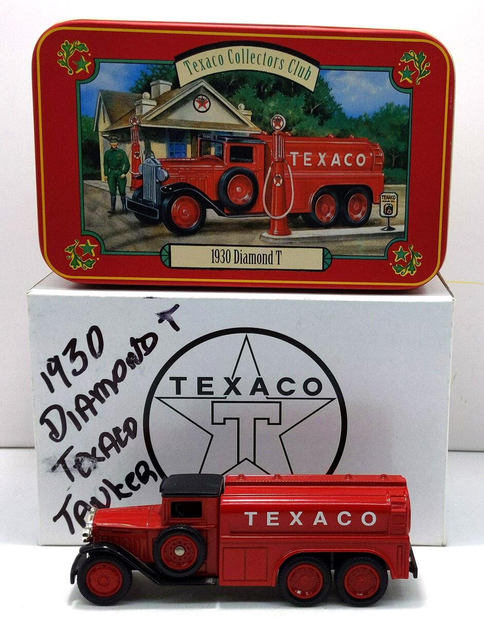 Ertl h894 Texaco Collectors Club 1930 Diamond T Car LN/Box