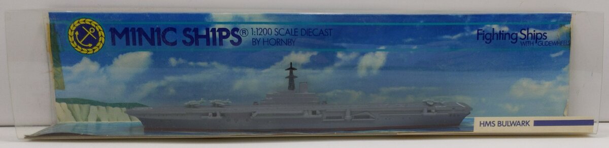 Hornby M751 1:1200 Scale Die-Cast M1N1C SH1PS HMS Bulwark LN/Box