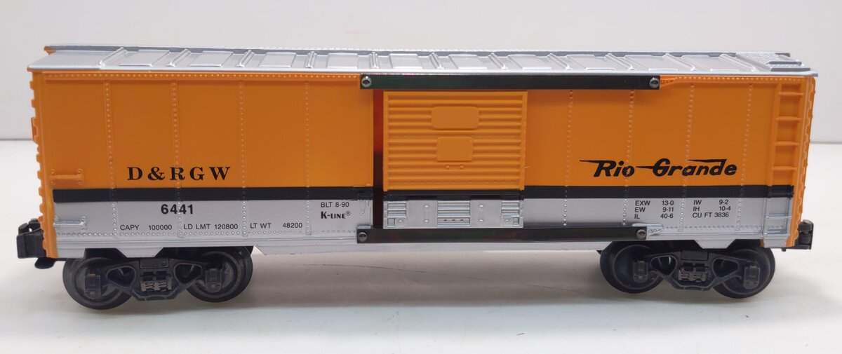 K-Line K6441 O Gauge Denver & Rio Grande Western Boxcar LN/Box