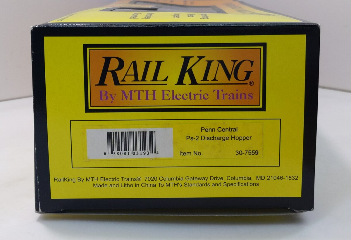 MTH 30-7559 O Penn Central PS-2 Hopper Car #884163 LN/Box