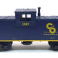 MTH 20-9102 O Gauge Chesapeake & Ohio Extended Vision Illuminated Caboose #3289 NIB