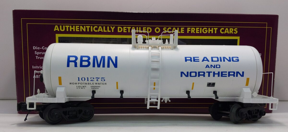 MTH 20-96275 O Reading & Northern Tank Car #101275