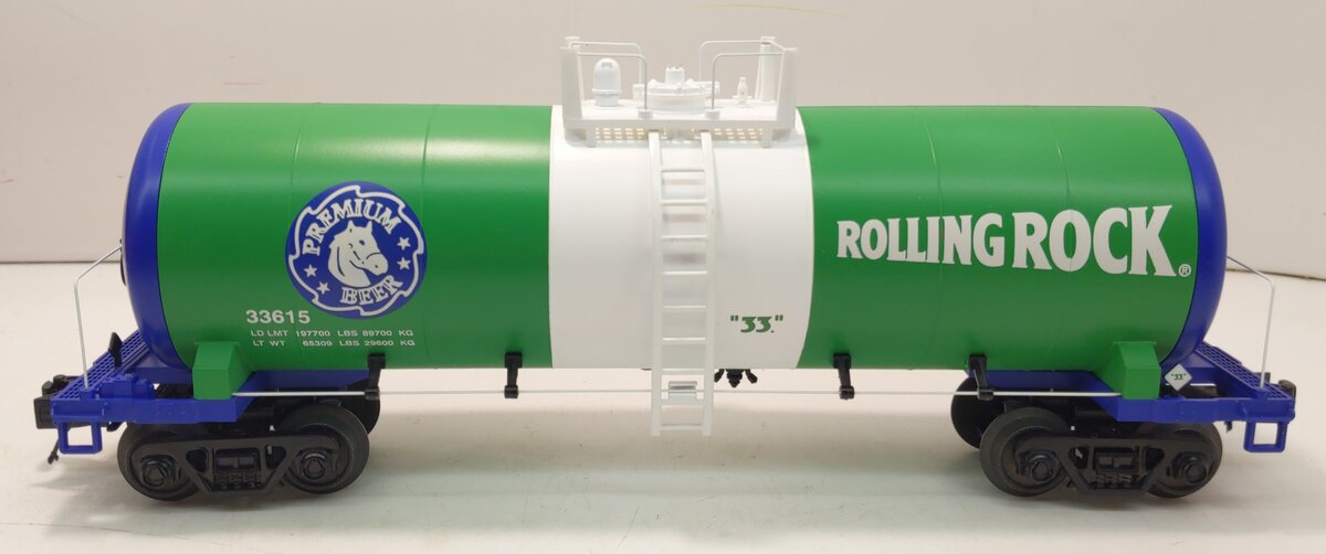 MTH 20-96182 O Rolling Rock Tank Car #33615
