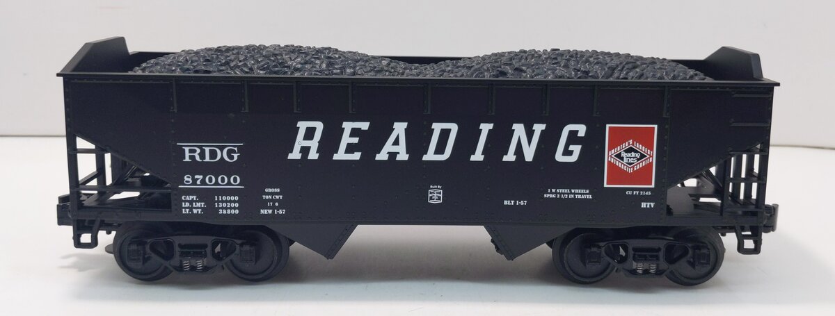 MTH 20-97450 O Reading Hopper #87000 LN/Box