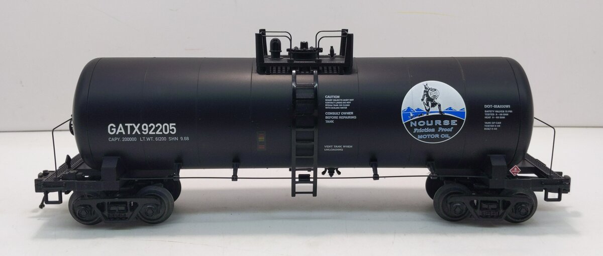 MTH 20-96269 O Nourse Motor Oil Tank Car #92205