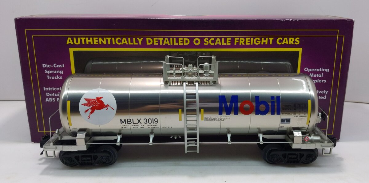 MTH 20-96288 O Mobil Oil Tank Car #3019
