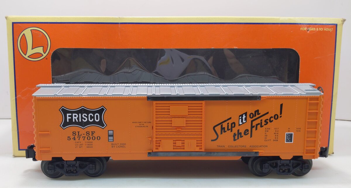 Lionel 6-52198 O Gauge Frisco TCA Boxcar #5477000 LN/Box