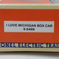 Lionel 6-9486 O Gauge I Love Michigan Boxcar #9486