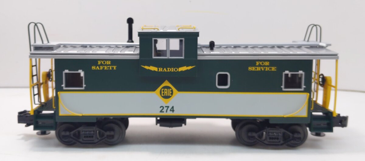 MTH 20-91075 O Gauge Erie Extended Vision Caboose #274 LN/Box