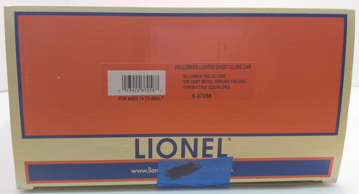 Lionel 6-37058 O Gauge Ghost Globe Car NIB