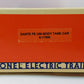 Lionel 6-17900 O Gauge Santa Fe Unibody Single Dome Tank Car #17900 LN/Box