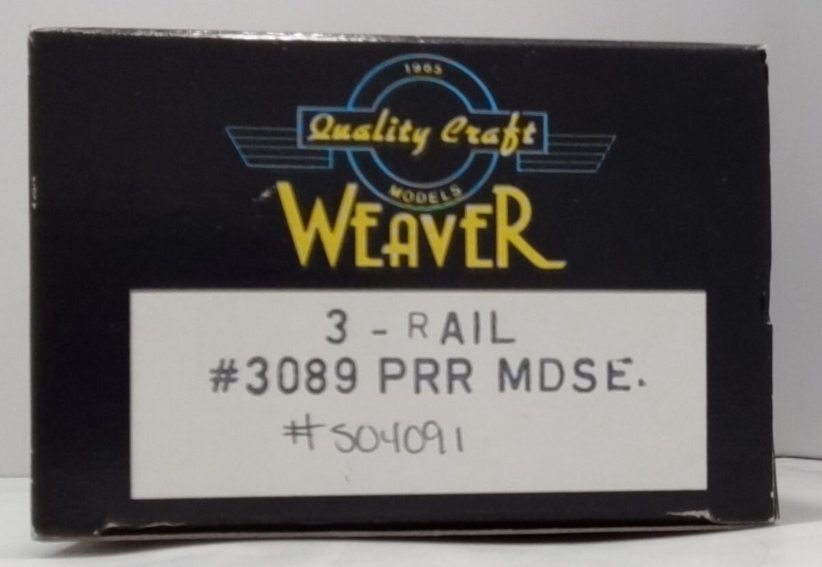 Weaver 3089 O-Gauge Pennsylvania Merchandise Service Boxcar #504091 (3-Rail) EX/Box