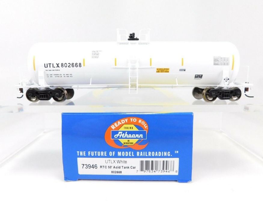 Athearn 73946 HO UTLX 20,900 Gallon Acid Tank Car #802668