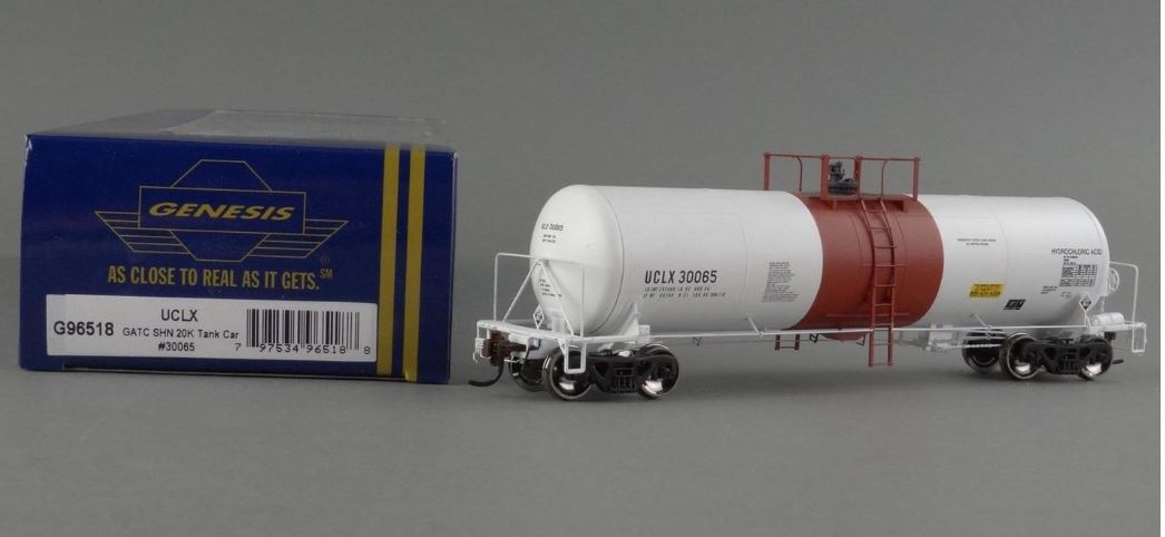 Athearn G96518 HO UCLX GATC 20,000 Gallon Acid Tank Car #30065