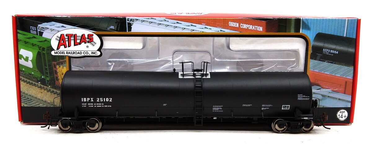 Atlas 20000413 HO IBPX 25,500 Gallon Tankcar #25102
