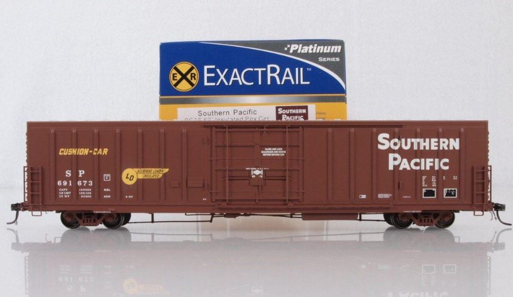 ExactRail EP-80500-7 HO Southern Pacific PC&F 62' Insulated Box Car #691673
