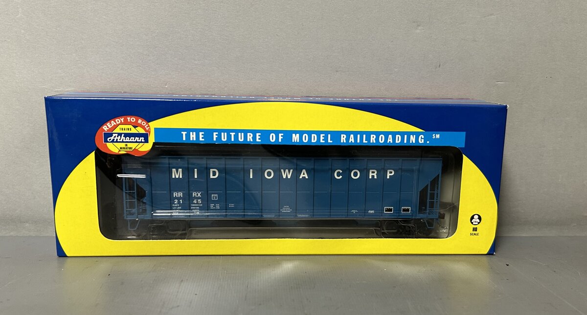 Athearn 73860 HO Mid Iowa Corp RTR FMC 4700 Covered Hopper #2145