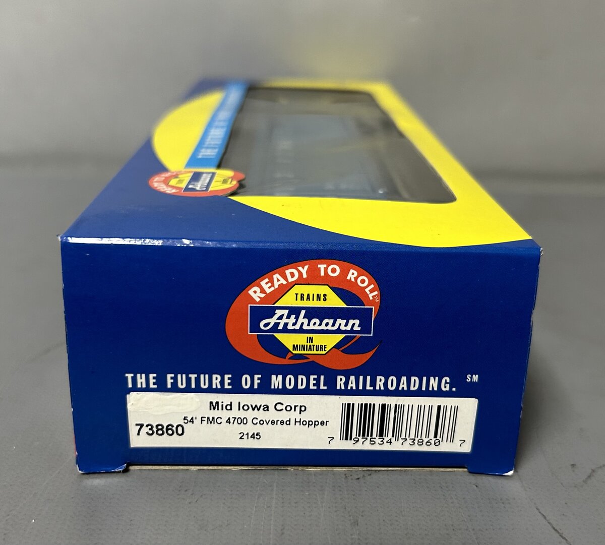 Athearn 73860 HO Mid Iowa Corp RTR FMC 4700 Covered Hopper #2145