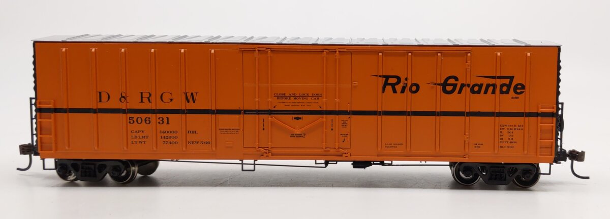 Athearn 88155 HO Scale Denver & Rio Grande Western 50' NACC Boxcar #50631