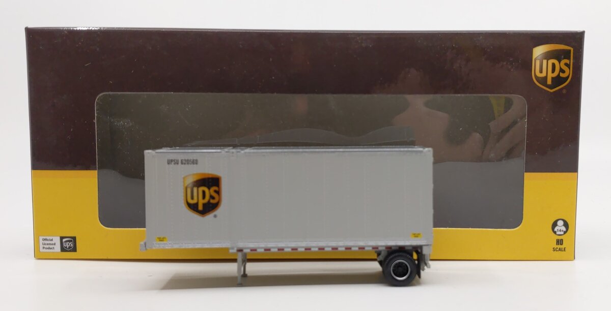 Athearn 29430 HO UPS 28' Container & Chassis #620560