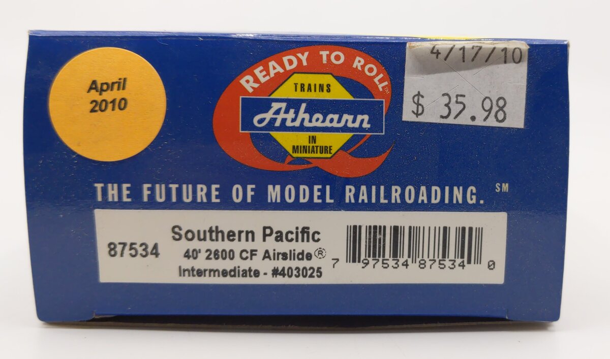 Athearn 87534 HO Southern Pacific 40' 2600 CF Airslide Intermediate #403025
