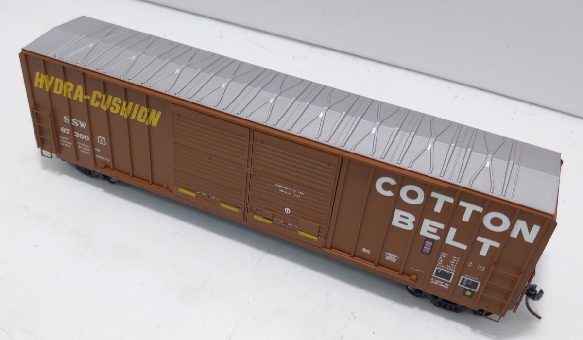 InterMountain 48302 HO Cotton Belt FMC 5283 Cubic Foot Double-Door Boxcar