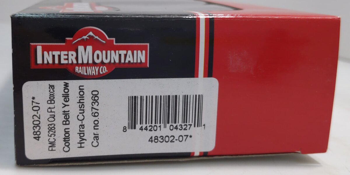 InterMountain 48302 HO Cotton Belt FMC 5283 Cubic Foot Double-Door Boxcar